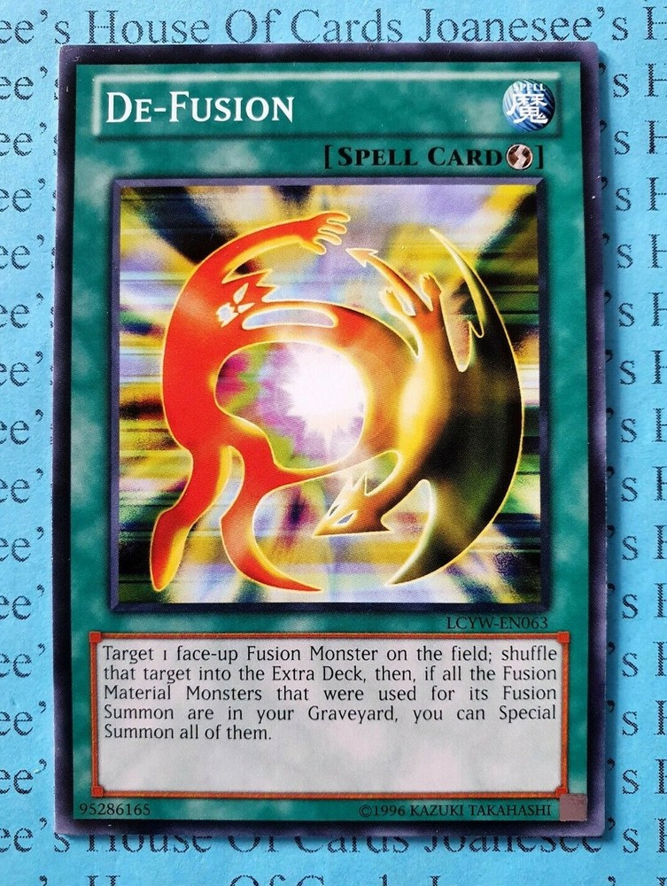 De-Fusion LCYW-EN063 Common Yu-Gi-Oh Card Near Mint No Damage