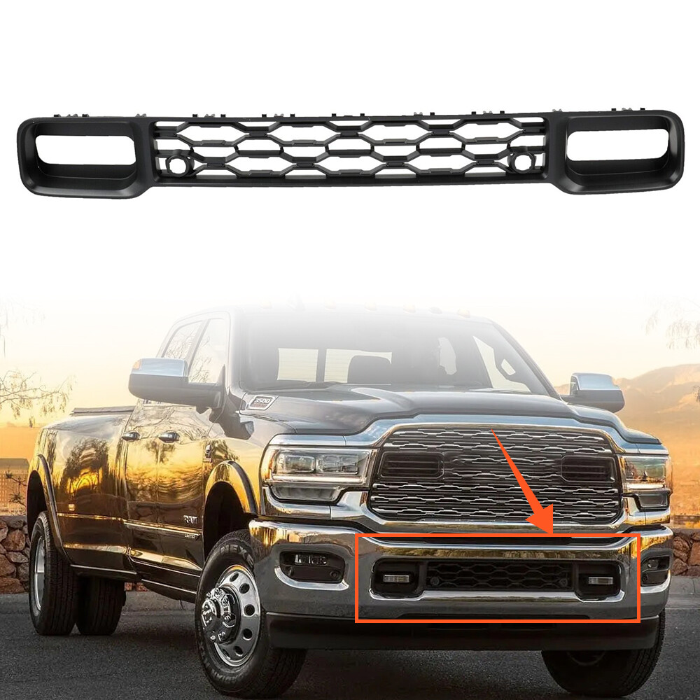 Lower Bumper Grille W/Trailer Hole For Dodge Ram 2500 3500 2019-2024 68384294AA