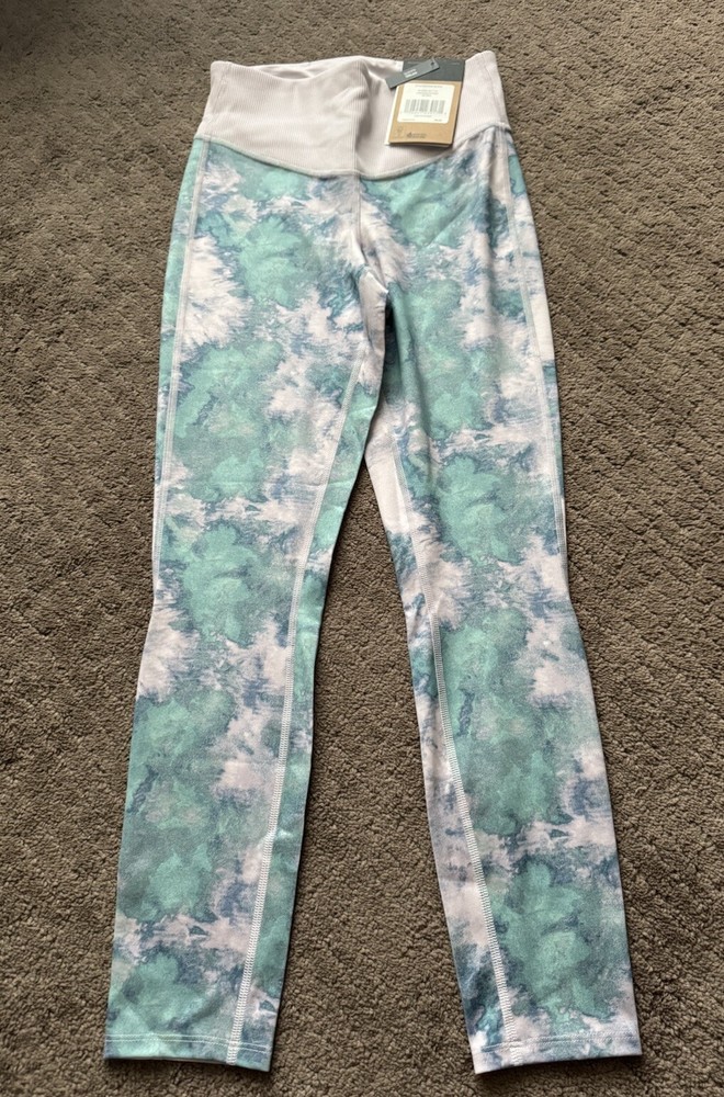 North Face Womens Dune Sky Tie Dye 7/8 Legging M Multicolor $85
