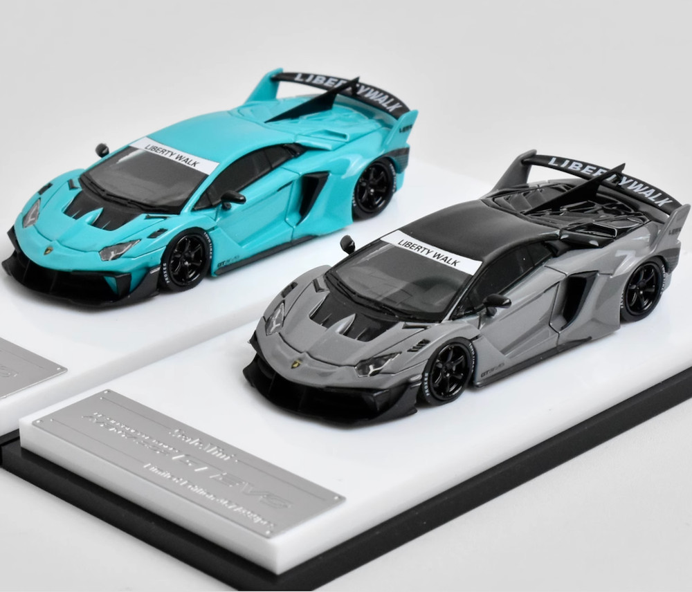 Scalemini 1:64 Aventador SVJ GT EVO Sports Model Diecast Resin Car