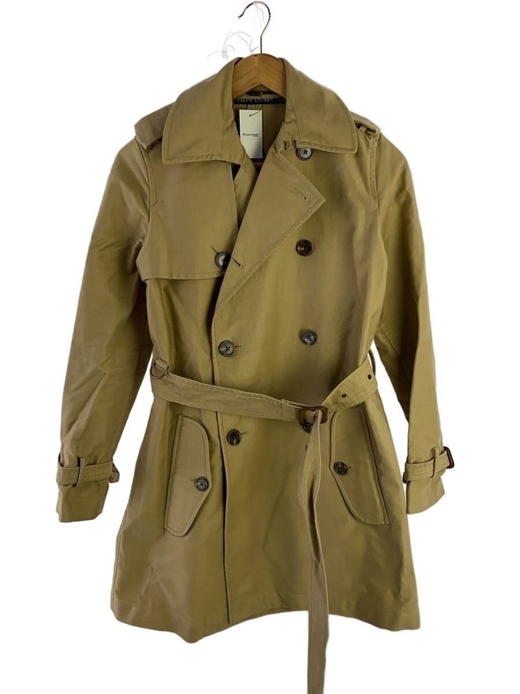 Ralph Lauren Trench Coat/2/Cotton/Beg 3944