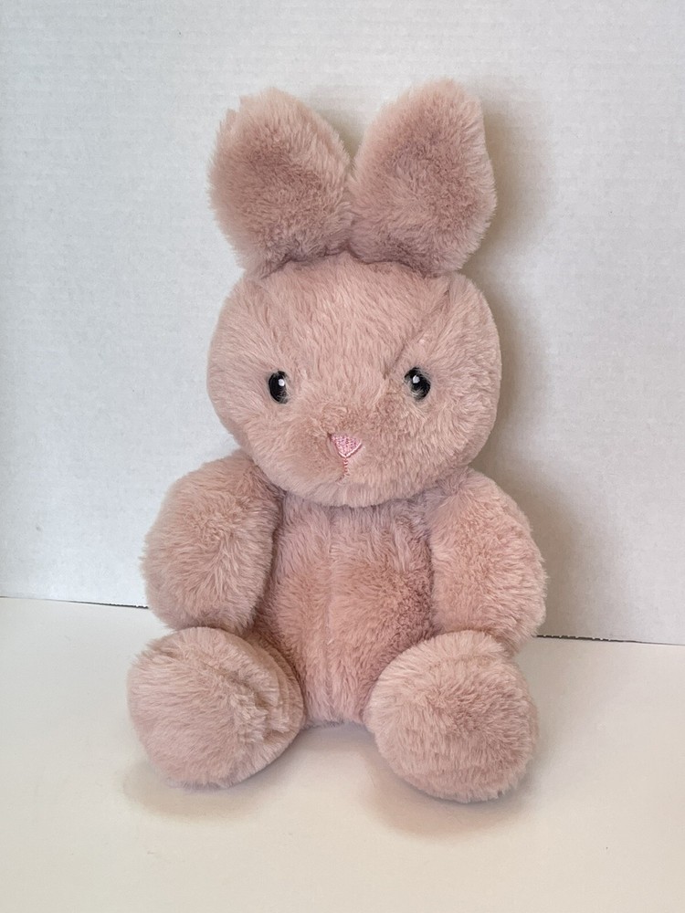 Spark Create Imagine Pink Bunny Rabbit Rattle Plush Crinkle 13” Soft Clean