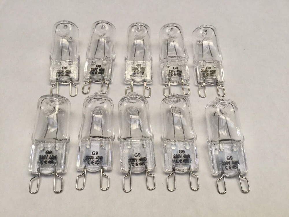 10 x AEG ProCombi Steam Oven Halogen Lamp Light Bulb Globe BS9304001M BS9314001M