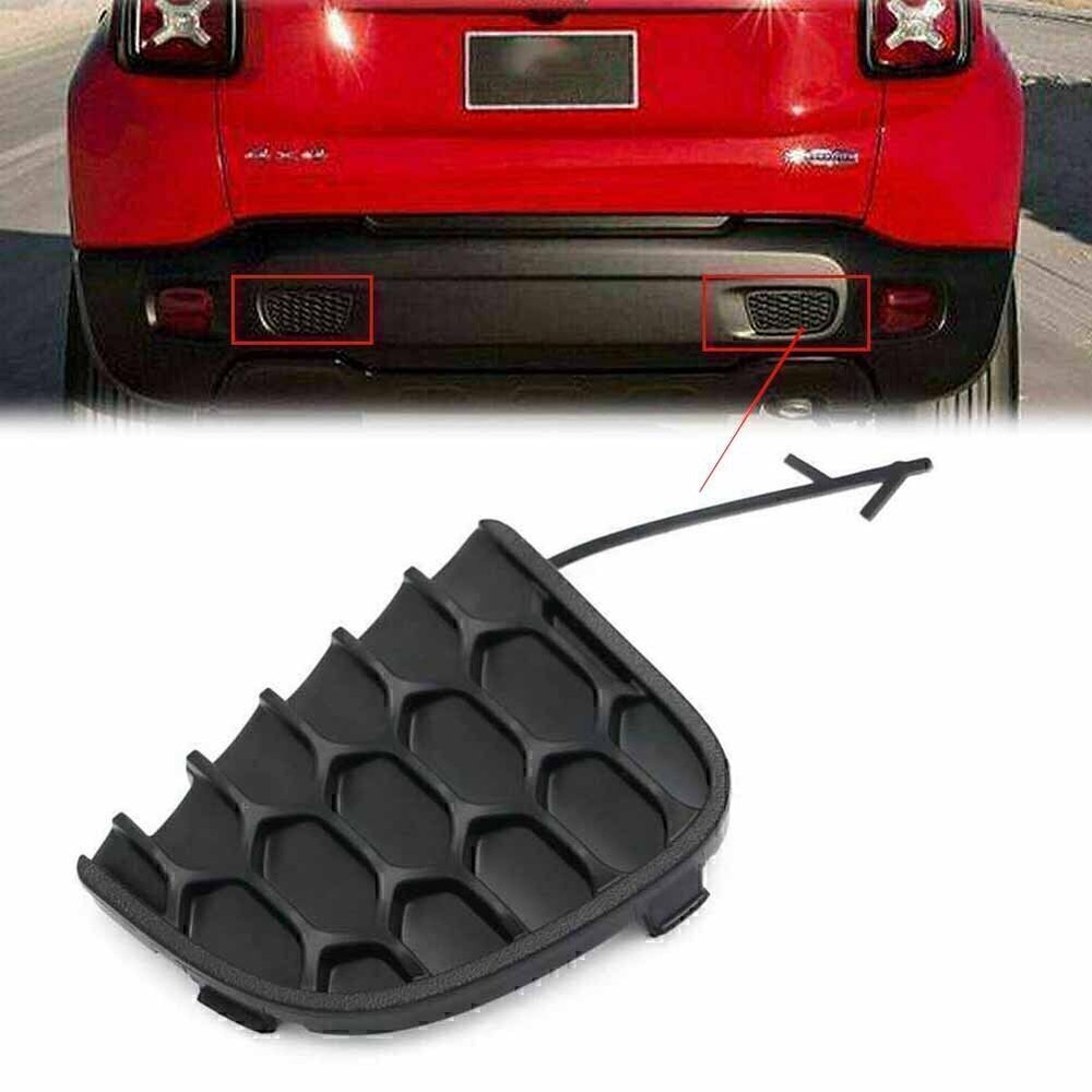Rear Bumper Tow Hook Eye Cap Cover For Jeep Renegade 2015-2020 16 5VW91LXHAA US