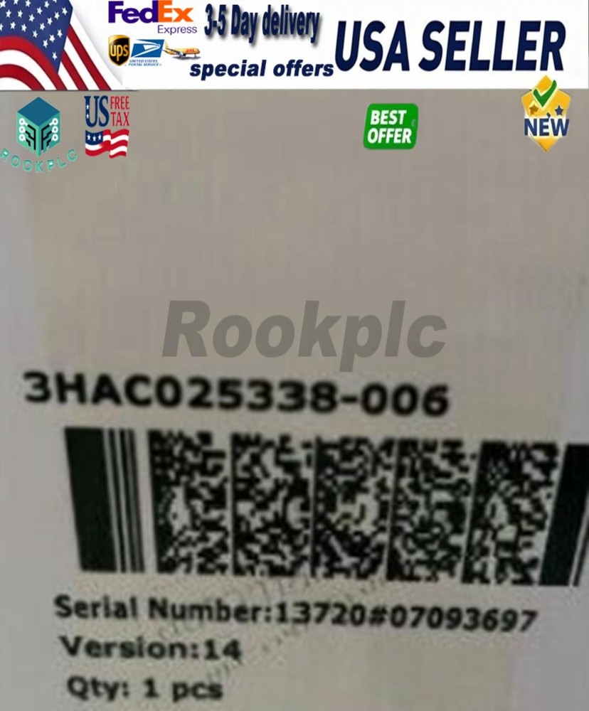 New In Box ABB 3HAC025338-006 Servo Drive Fast Shipping US Free TAX