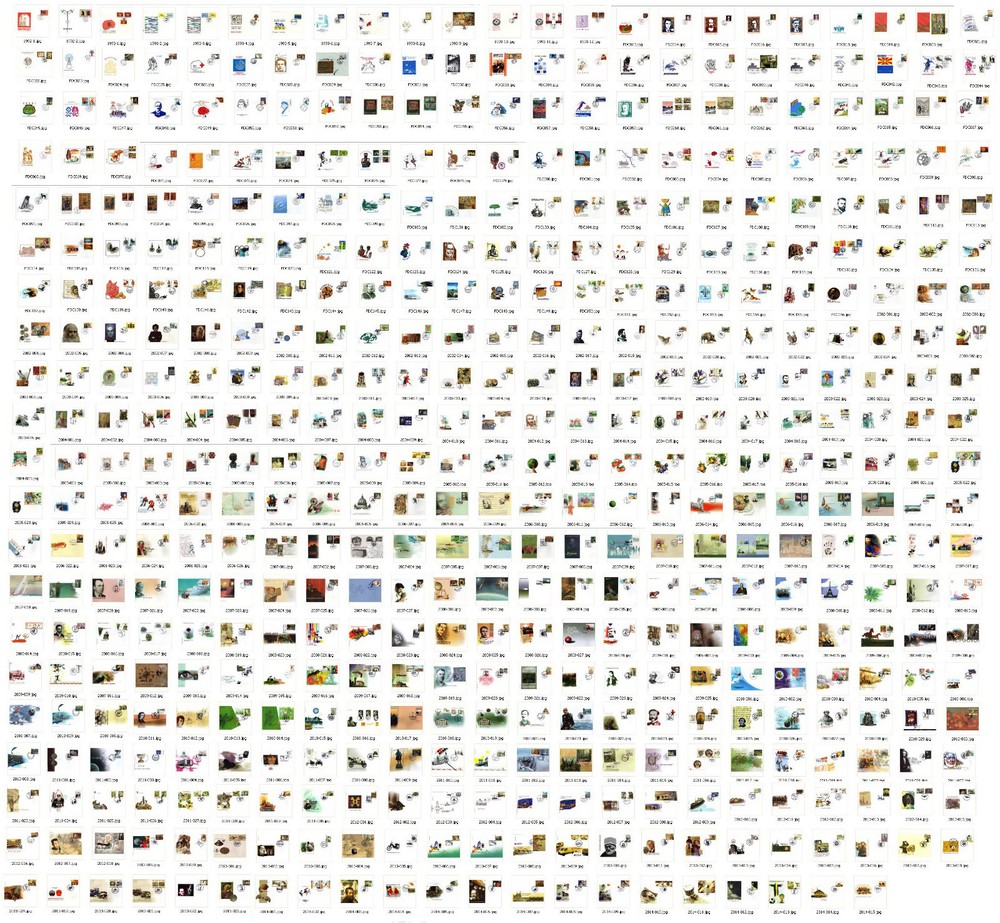 Republic of North Macedonia / Complete FDC collection (750 items) from 1992-2024