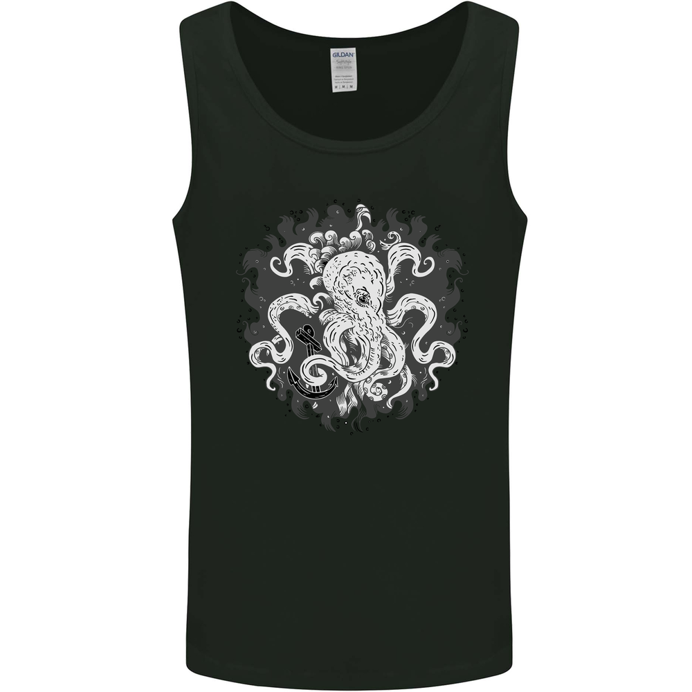 An Octopus in the Deep Ocean Sailor Sailing Mens Vest Tank Top