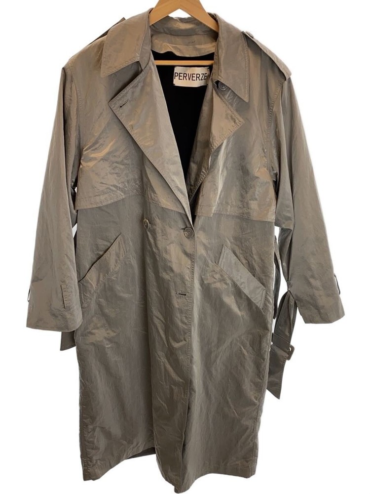 Perverze Trench Coat/Free/Polyester/Slv/116030000705 3944