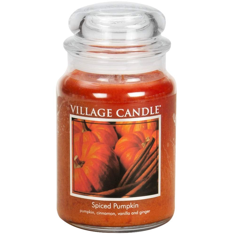 Spiced Pumpkin Large Apothecary Jar Scented Candle 21.25 oz
