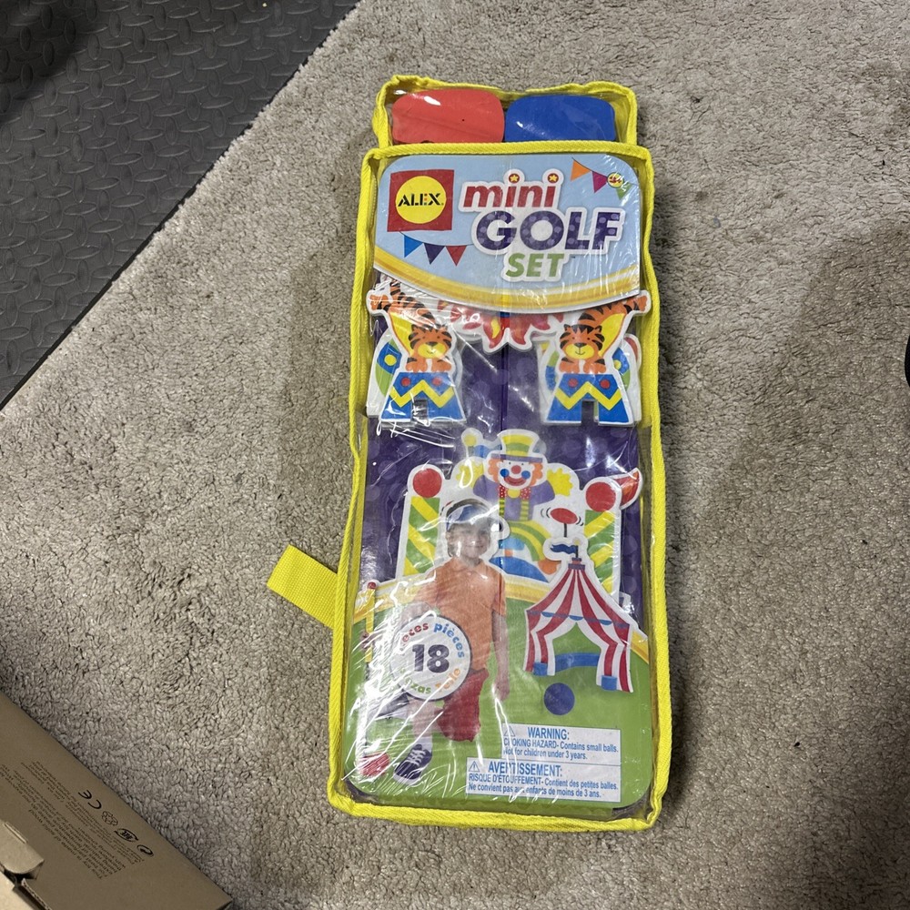 Alex Toys Mini Circus Putt Putt Golf Set for Toddlers