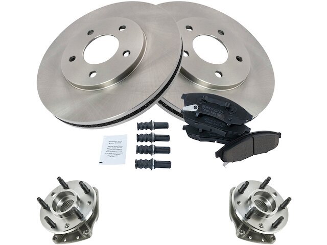 Front Brake Pad and Rotor and Wheel Hub Kit fits Cutlass Supreme 78KSFK