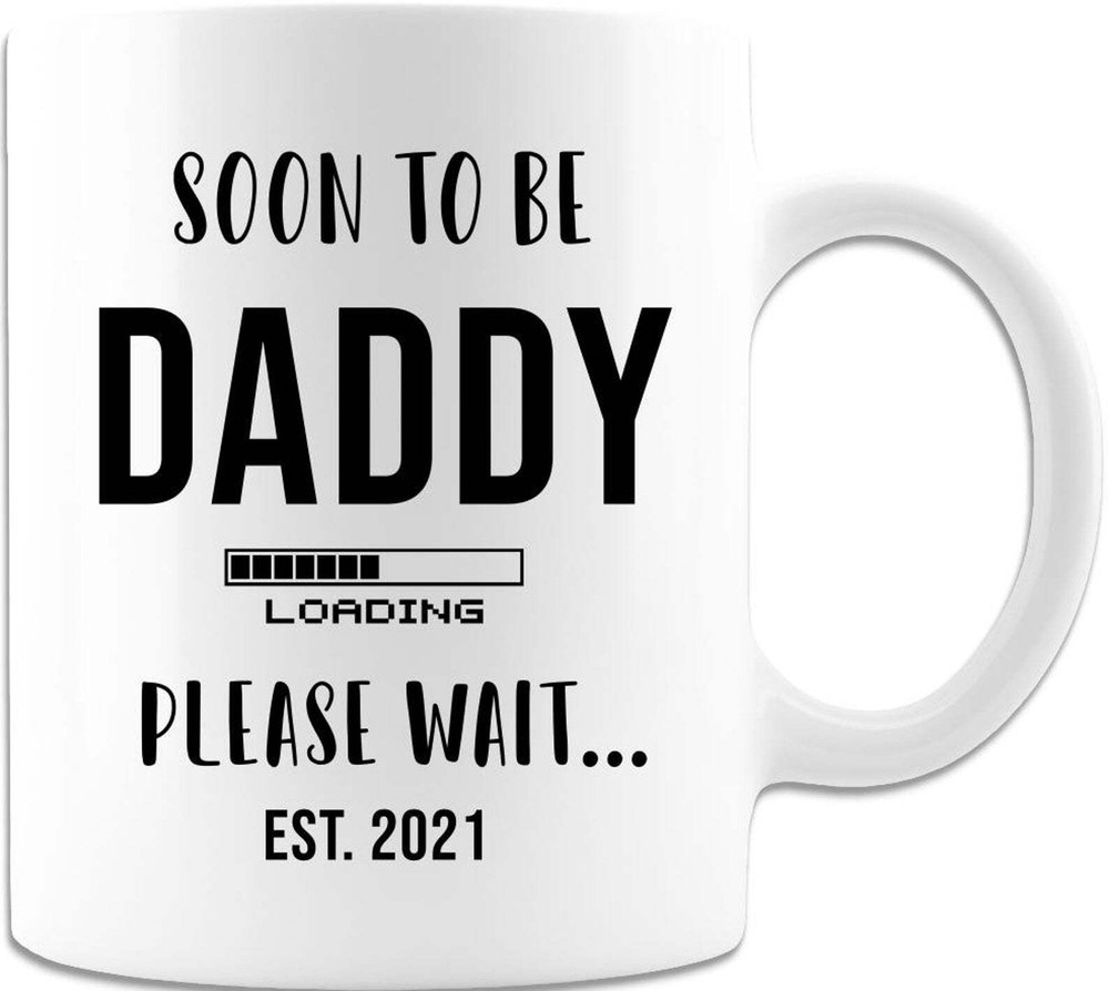 Soon To Be Daddy White Coffee Mug Expecting Dad Coffee Mug New Dad Travel Mug