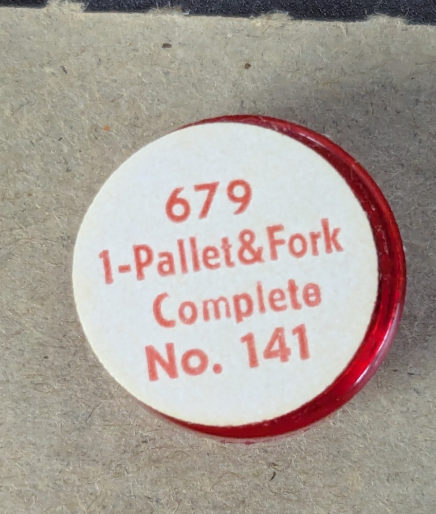 NOS Elgin Cal 679 Pallet Fork Complete Watch Part for Watchmakers 141 710