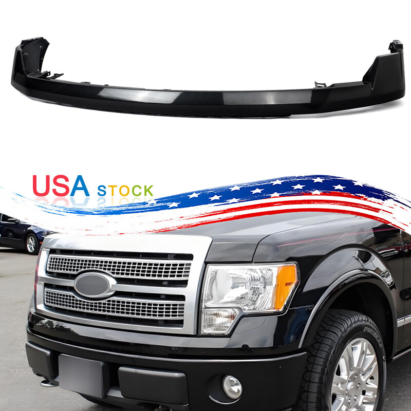 UH Tuxedo Black Front Upper Bumper Cover Plastic Fits 2009-2014 Ford F-150 F150