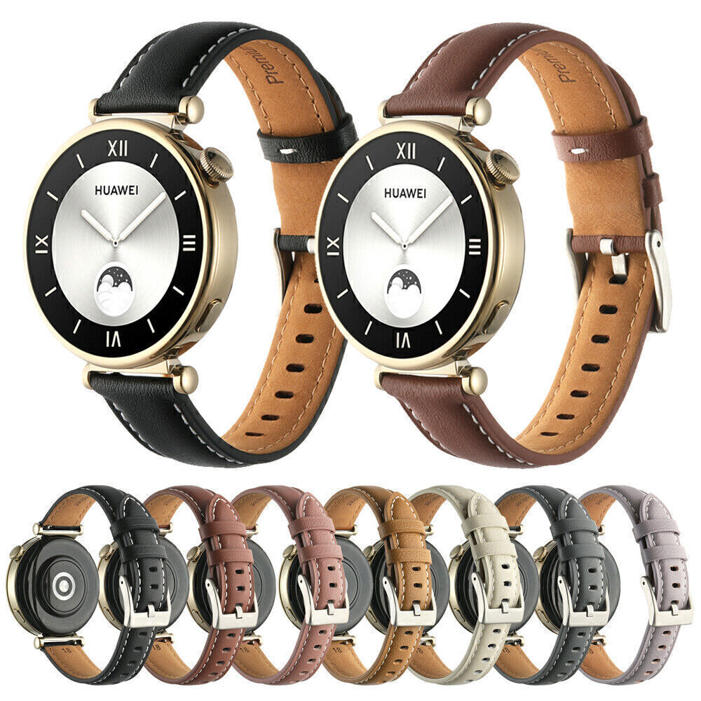 18mm Leather Replacement Strap for Fossil Gen 5E Gen 6 42mm Smartwatch