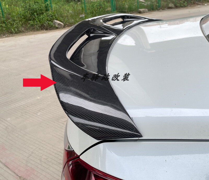 2013-2017 Honda Accord Sedan Real Carbon Fiber Trunk Wing Spoiler Lip