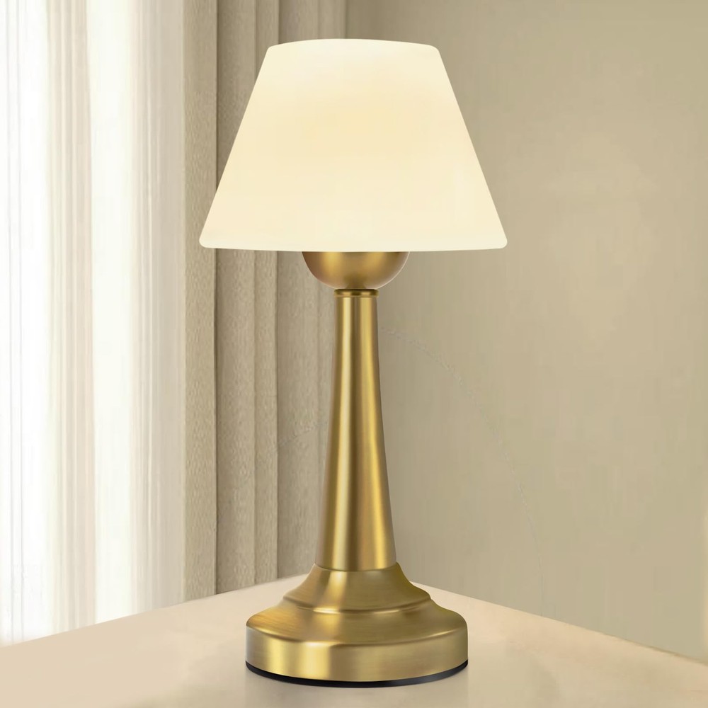 Cordless Lamp Battery Operated Table Lamp Outdoor Waterproof, Rechargeable Sh...