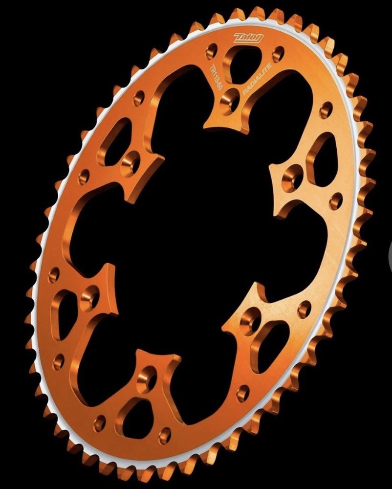 Talon Radialite Rear Sprocket - KTM HUSQVARNA GASGAS BETA 520 Pitch Orange- 50T