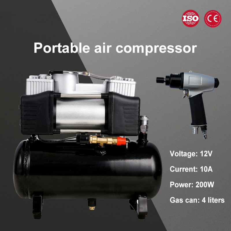 12V Air Compressor Car Air Pump 220V Tyre Inflator Electric Motorcycle Pump