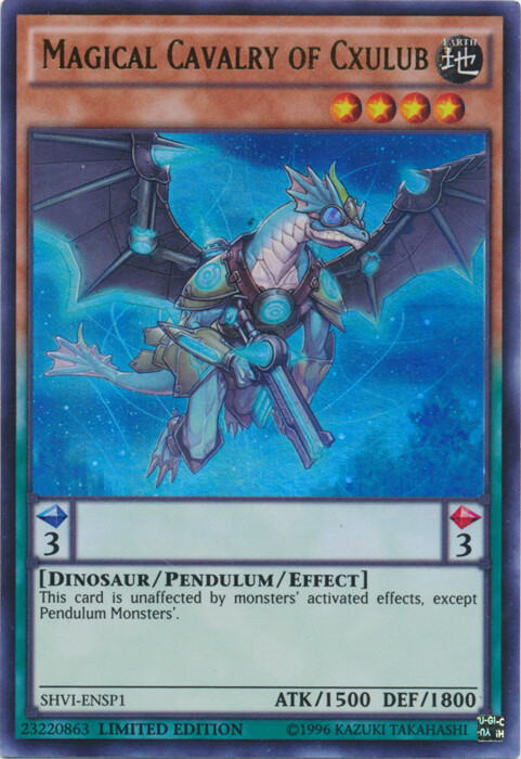 Magical Cavalry of Cxulub SHVI-ENSP1 Ultra Rare Limited Edition Light Attribute