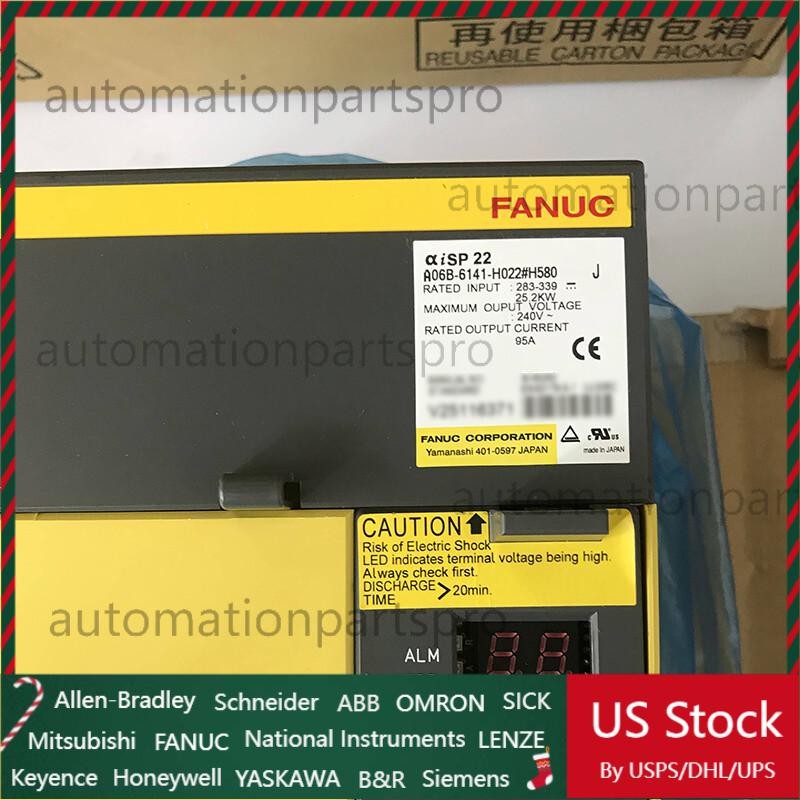 FANUC A06B-6141-H022#H580 Servo Drive A06B6141H022H580 New  US Free TAX
