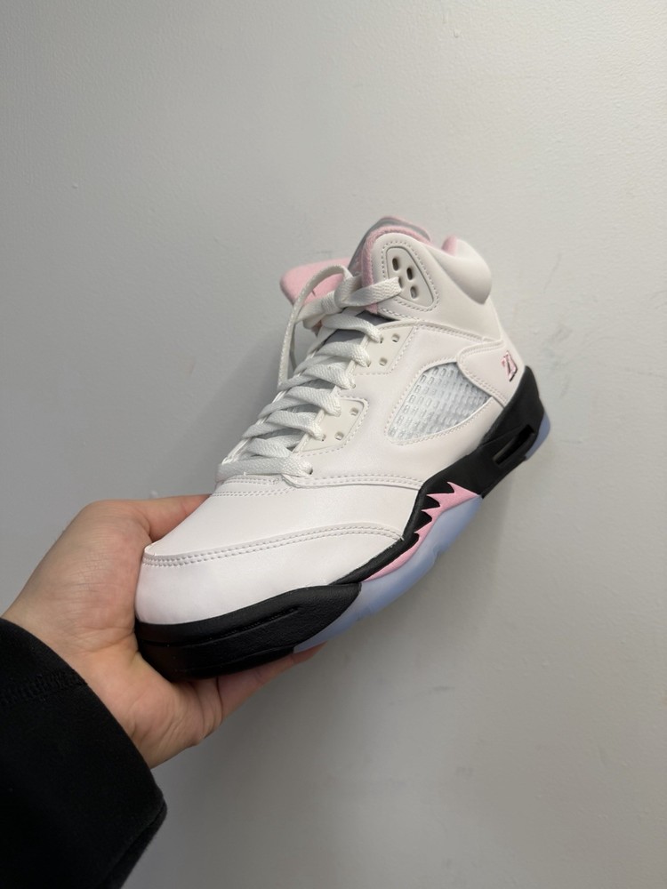 Nike Air Jordan 5 Retro Medium Soft Pink GS HQ7980-102 Size 7Y