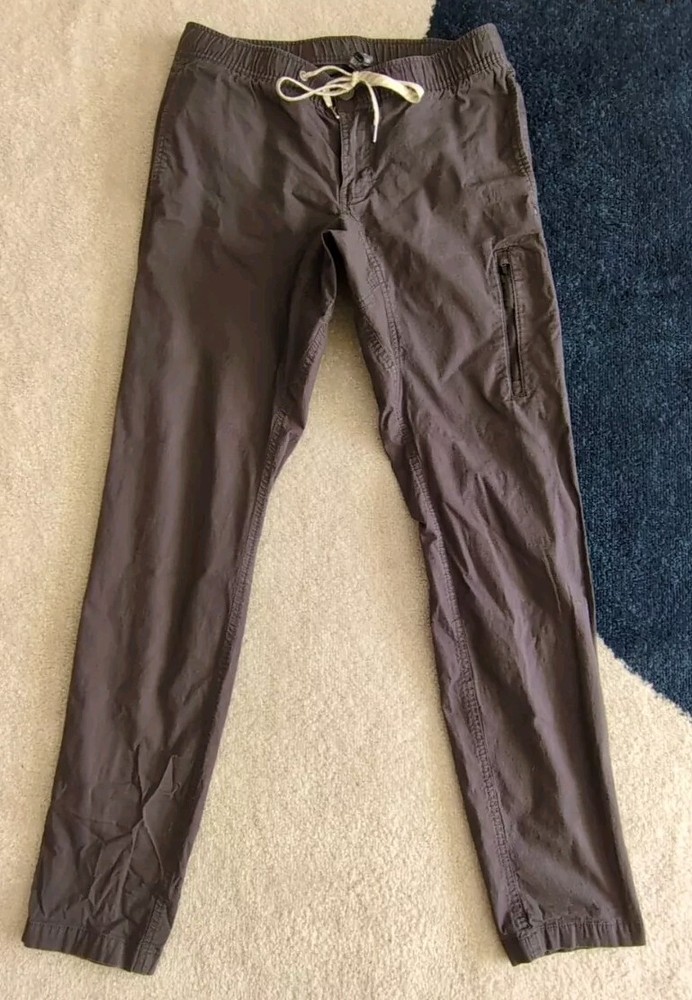 Vuori Ripstop Tech Joggers - Elastic Waist Drawstring Chino Pants 30