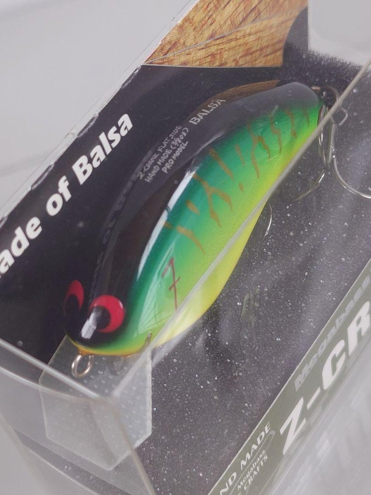 Fishing Lure Megabass Ito Z-Crank Flat Side Hot Tiger