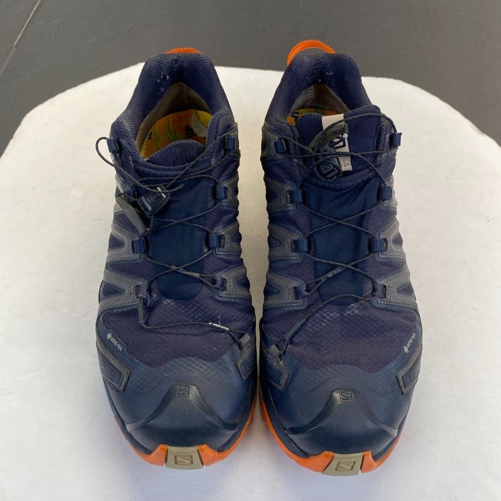 Salomon XA Pro 3D Gore-TEX Trail Running Shoes Blue Orange Size 12