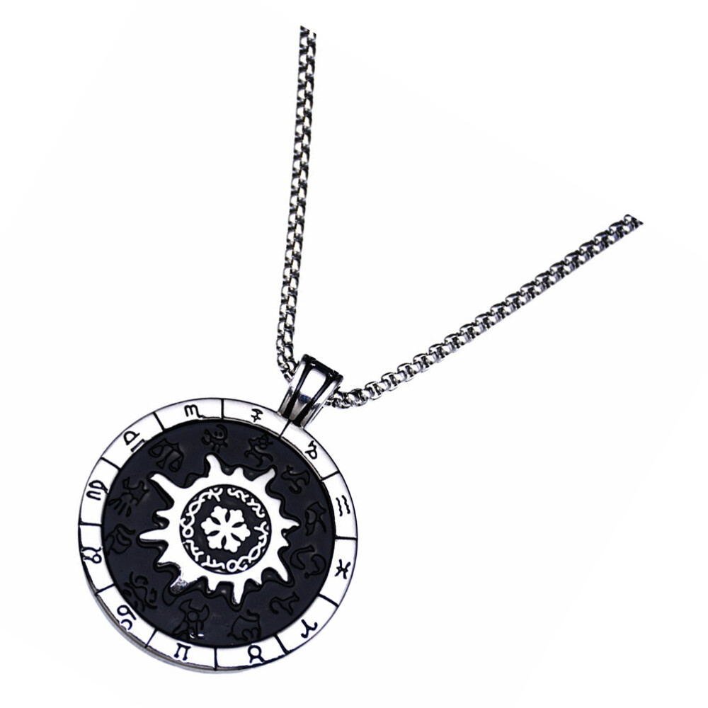 Men Necklace Unique Constellation Text Symbol Necklaces for