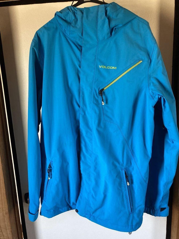 Volcom GORE-TEX Snowboard Jacket Mens Size M Blue with Pants Size S