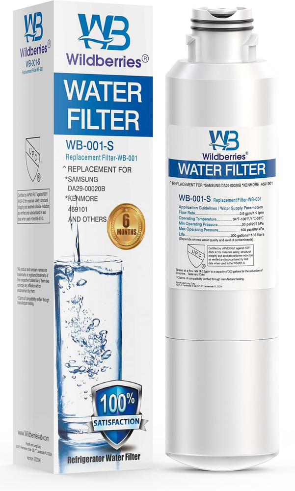 Samsung DA97-08006A Refrigerator Water Filter Replacement 1-Pack Compatible