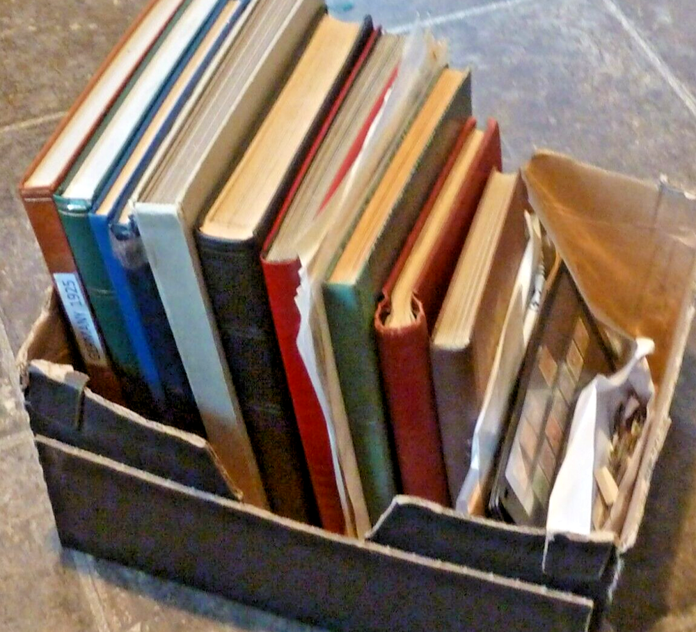 GERMANY & AREA *HUGE* STAMP COLLECTION FM EARLY, 10x OLD ALBUMS +MORE, LARGE BOX