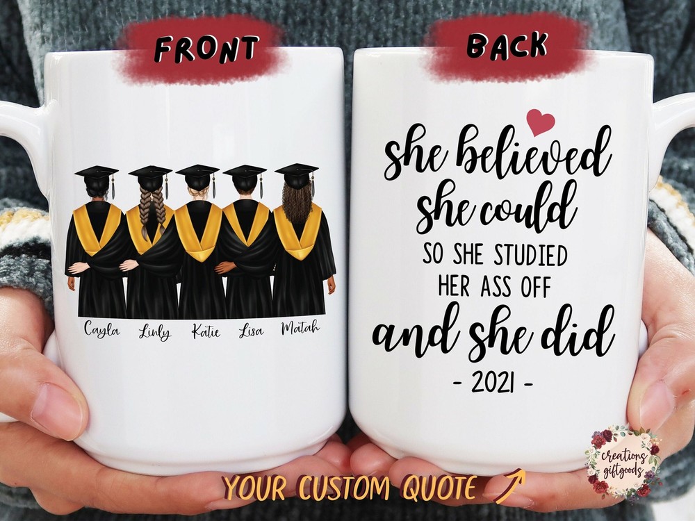 Custom Graduation Mug Personalized Graduation Gift College Graduation Gift For