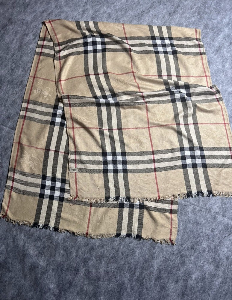 Vintage monogram Burberry scarf