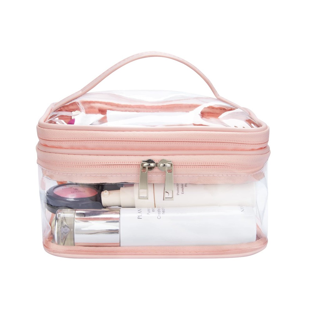 Clear Waterproof Makeup Travel Toiletry Pouch Beach Organizer Bag