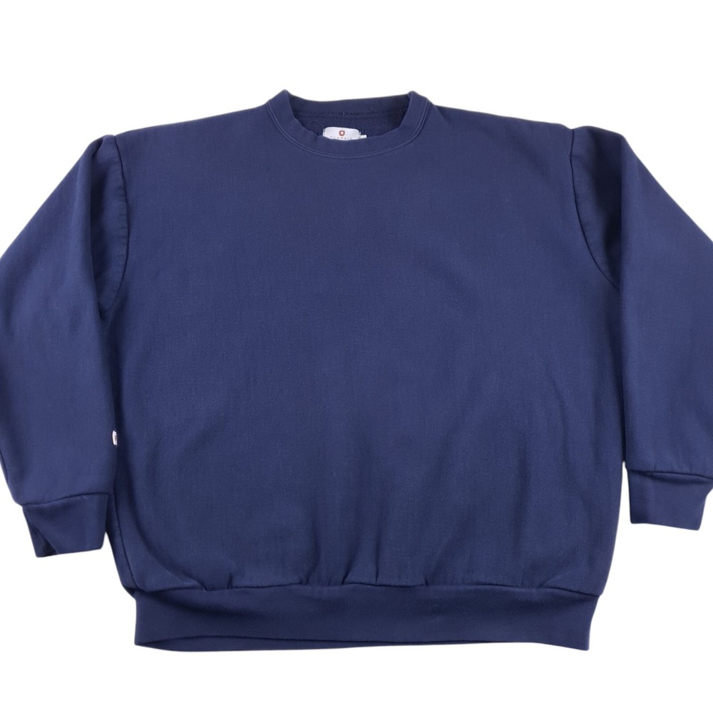 Tyndale FR Flame Resistant Crewneck Sweatshirt Size XL Pullover Heavyweight Navy