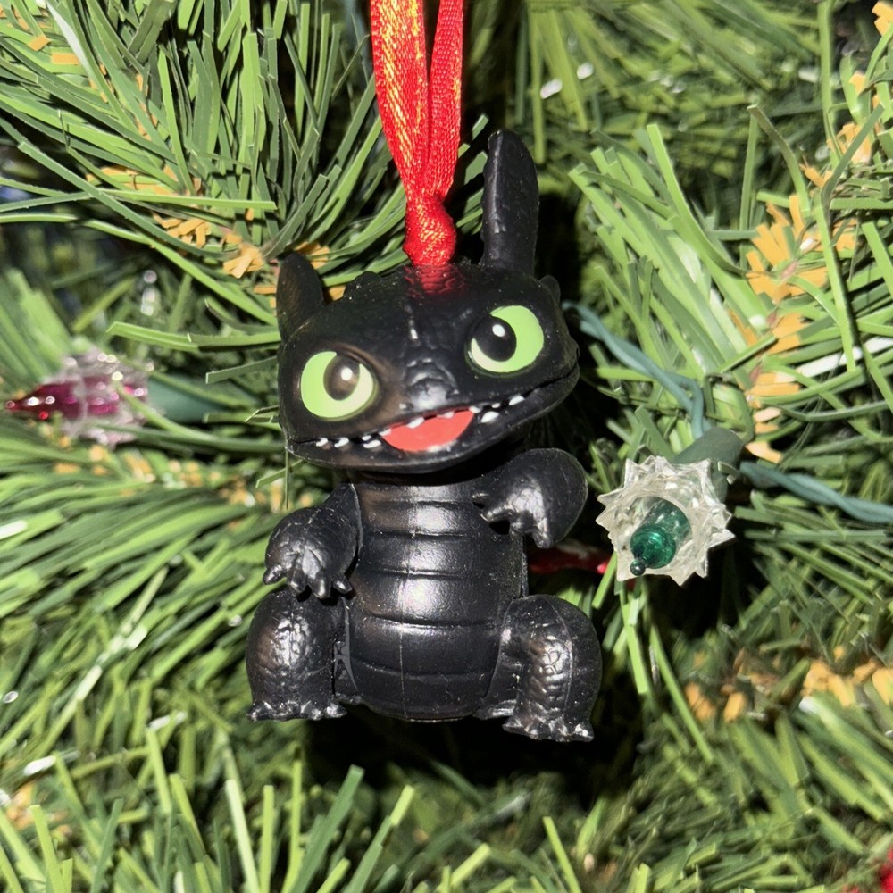 2013 Custom Dreamworks How to Train Your Dragon Toothless Christmas Ornament 3”