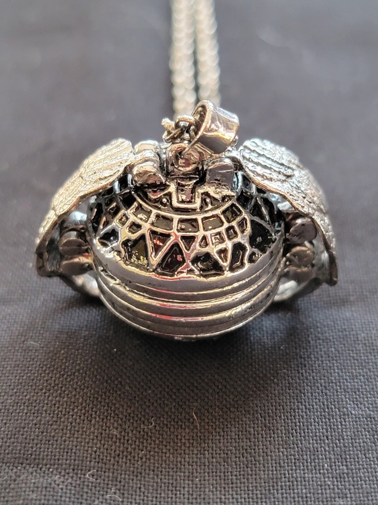 Winged Locket Necklace for Women Elegant Jewelry Gift