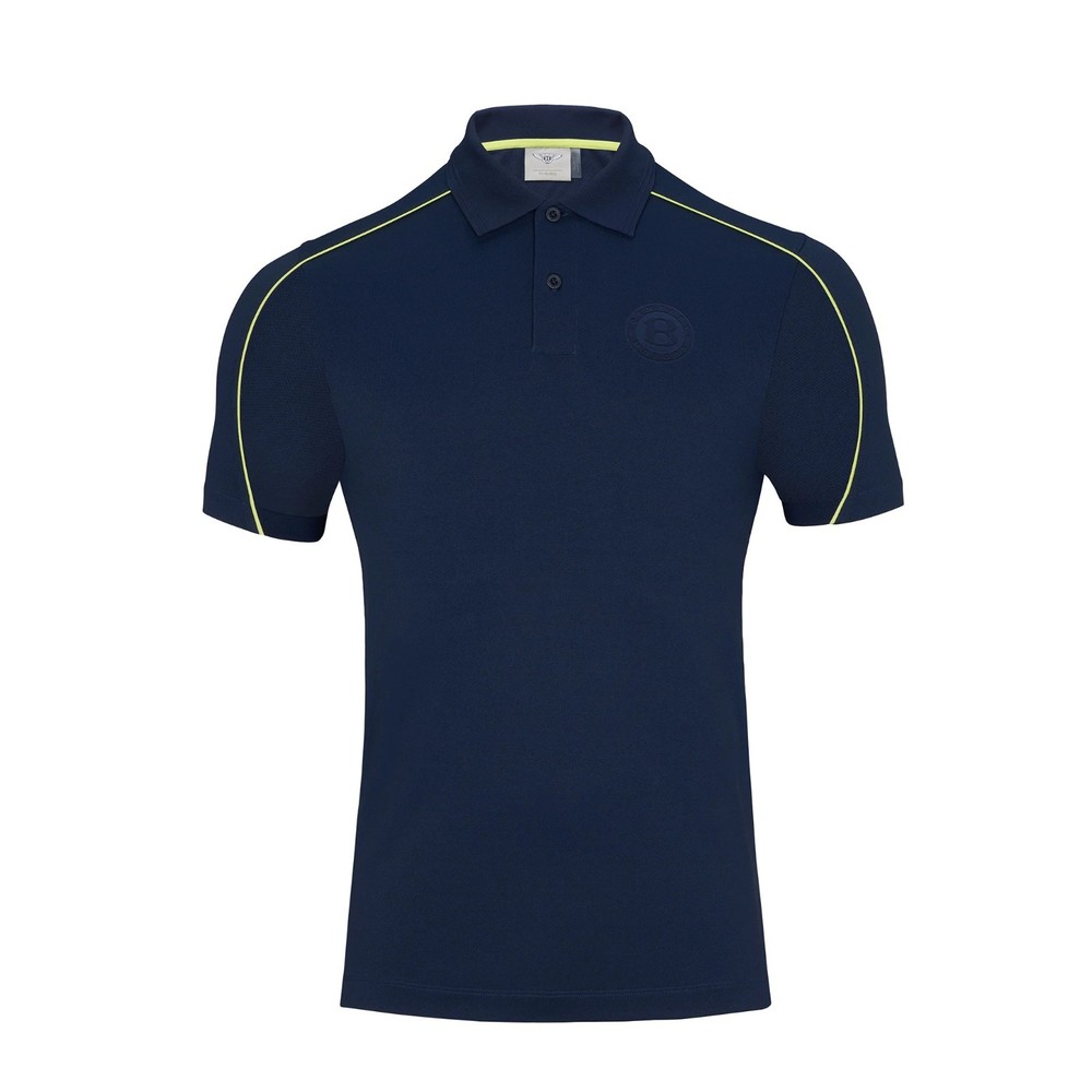 Bentley Men's Soft Touch Logo Polo Shirt Navy