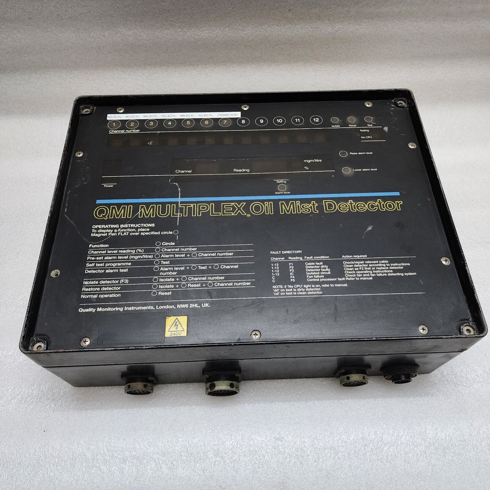 QMI MULTIPLEX OIL MIST DETECTOR QUALITY MONITORING INSTRUMENT