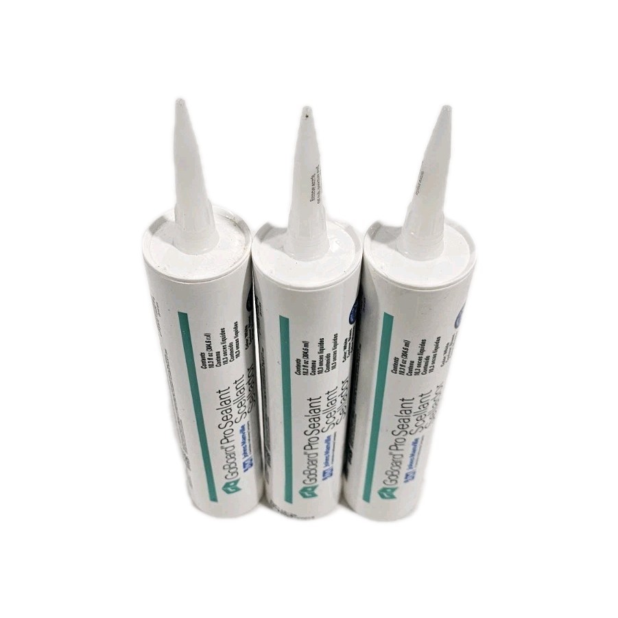 3 Pack GoBoard PRO Sealant White Blanco Blanc 10.3oz Tube Joint Sealant New