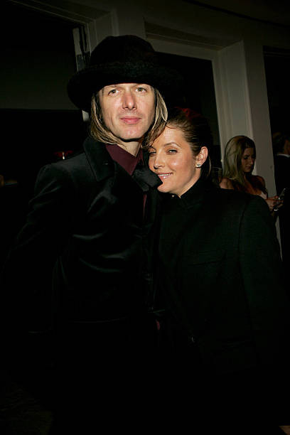 Michael Lockwood Lisa Marie Presley at U2 Post GRAMMY Party Februa- Old Photo