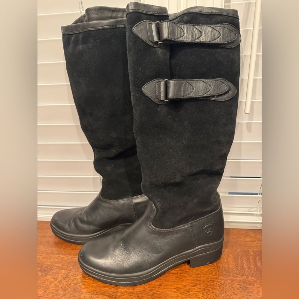 Ariat Top Summit Extreme Riding Equestrian Boots Leather/Suede Size 9