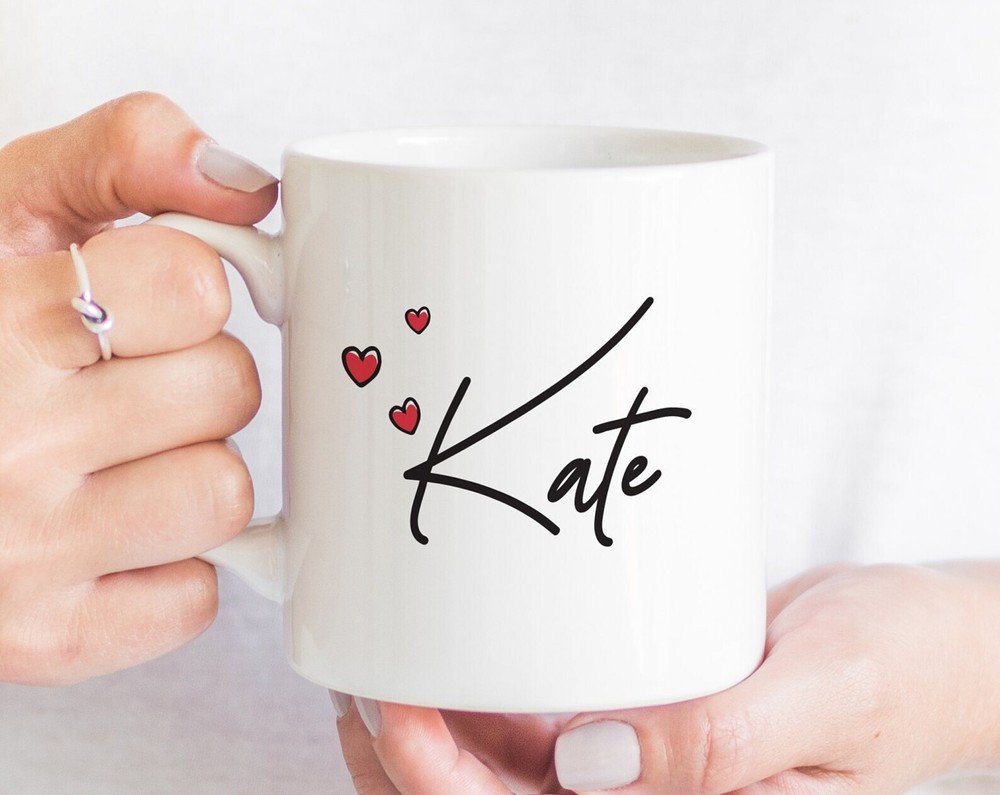 Personalized Mug Cute Mug Gift For Her Custom Name Mug Coffee Mug Enamel