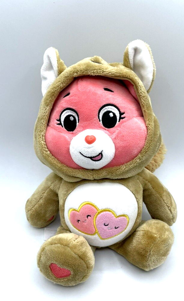 Care Bears Love A Lot Fox Hoodie 12.5 Inch Plush Stuffed Bear