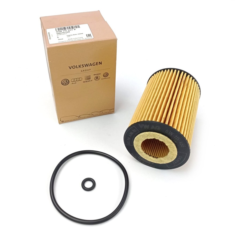 Genuine VW Oil Filter Golf Passat Tiguan Polo T6 Crafter 1.6 2.0 TDI 03N115562B