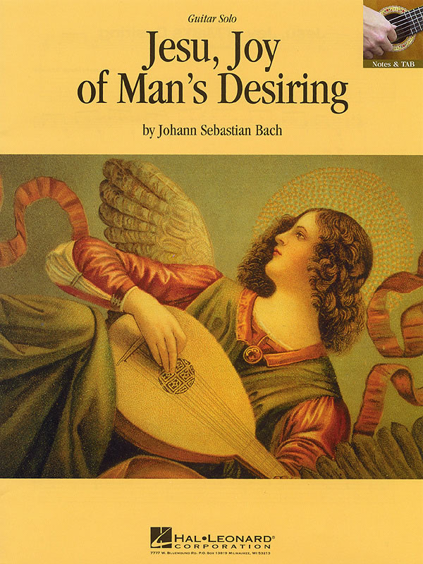 Jesu Joy of Man�s Desiring Bach for Classical Guitar Solo Notes Tab Sheet Music