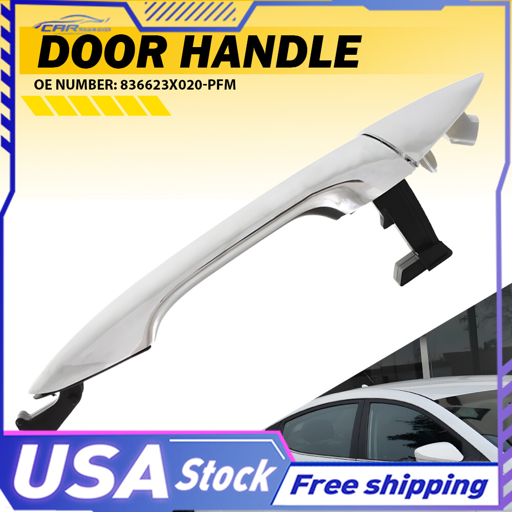 NEW For Handle Hyundai 2011-16 Elantra Rear Passenger Outer Chrome Exterior Door