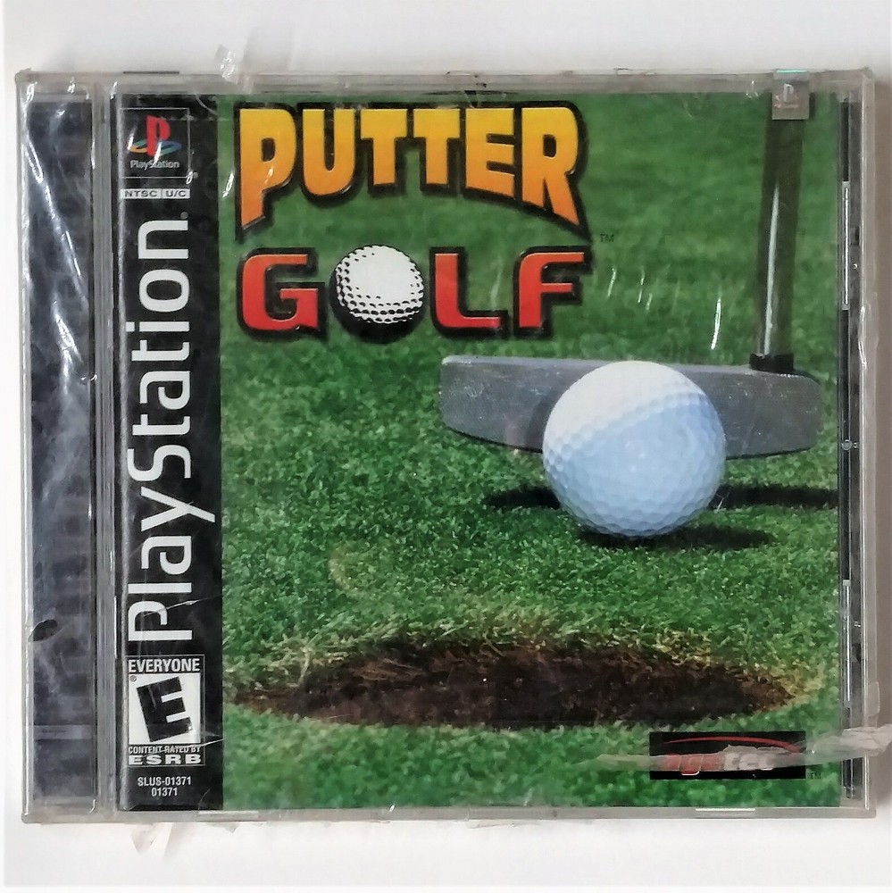 Putter Golf PlayStation PS1 Black Label Small cracks on case